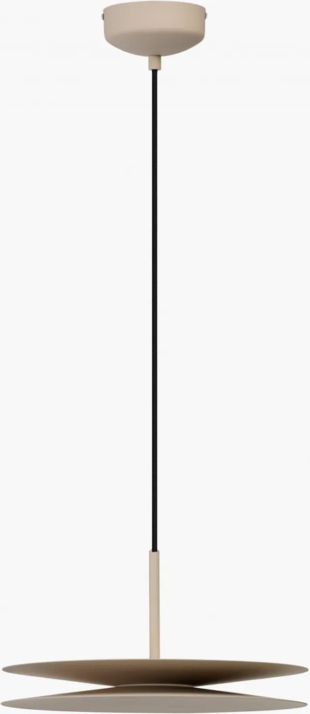 Modern Disc Pendant 35 design Led tányér bézs nappali irodába