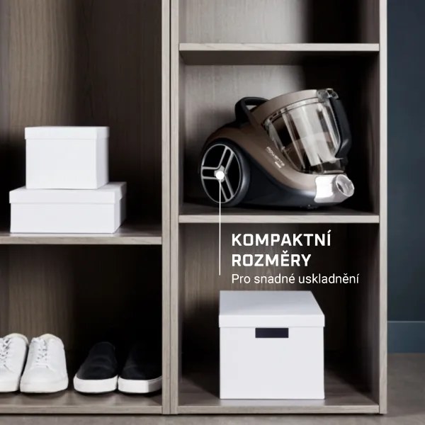 Rowenta - Porzsák nélküli porszívó COMPACT POWER XXL 2,5l 900W/230V barna