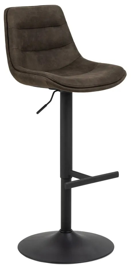 Sötétzöld állítható magasságú bárszék (ülésmagasság 86 cm) Adisa – Actona