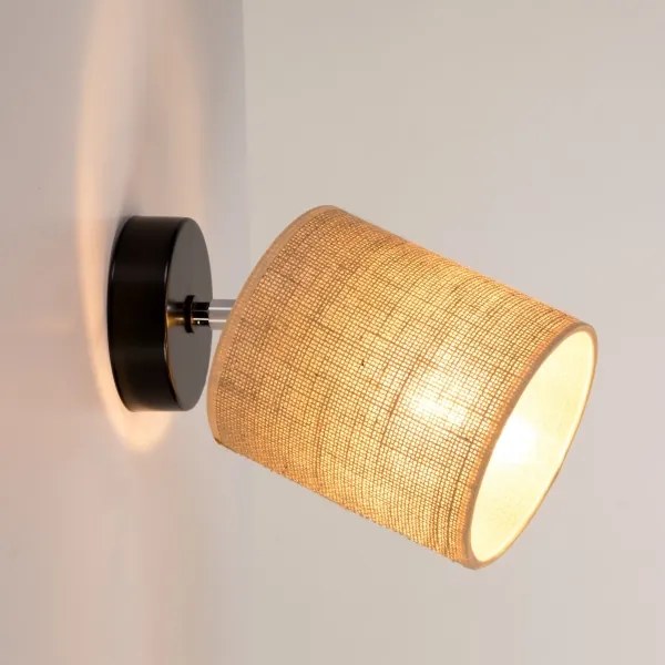 Spot-Light 56792104 - JUTE fali spotlámpa 1xE27/25W/230V