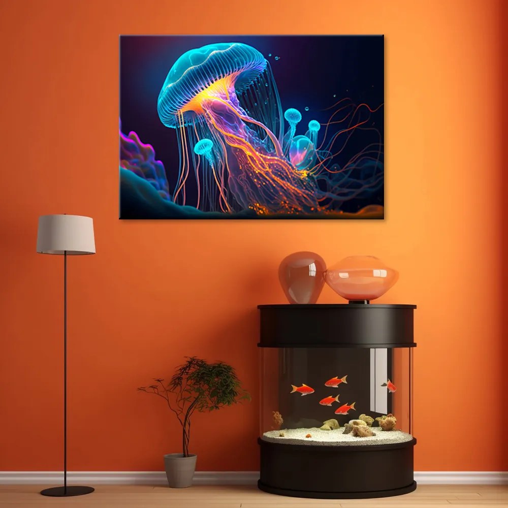 Gario Vászonkép Fenséges medúza Méret: 100 x 70 cm