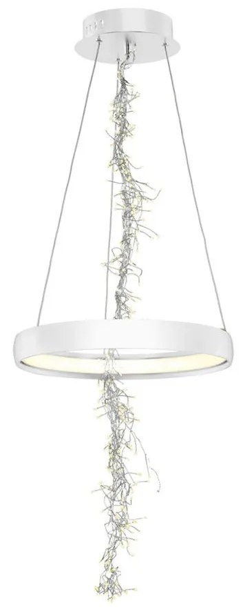 LED Csillár zsinóron SPARK LED/35W/230V fehér