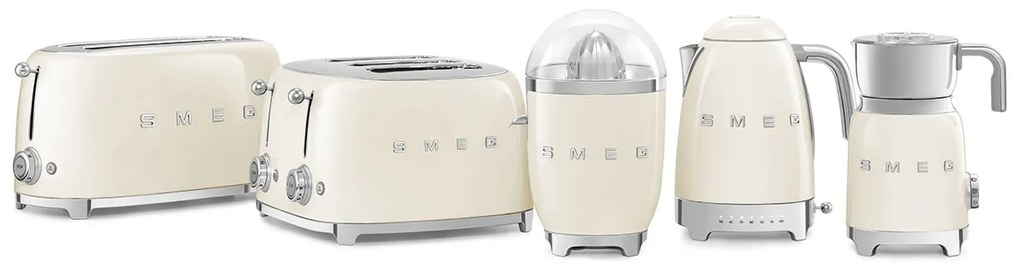 50's Retro Style vízforraló 1,7l LED indikátor krémszínű - SMEG