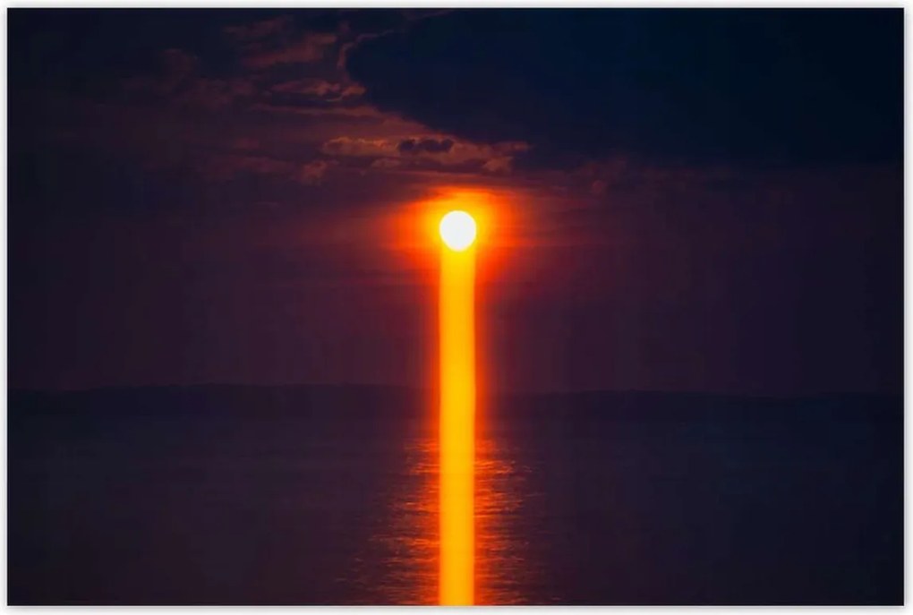 Poszterek 120x80 Naplemente tükröződés