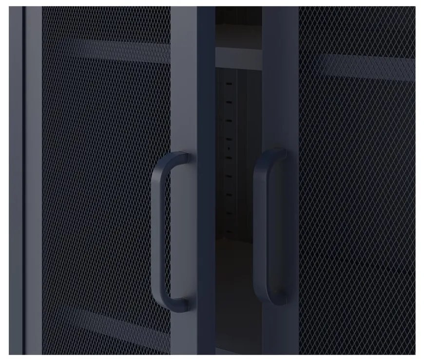 Sötétkék szekrény 80x170 cm Diora – Marckeric