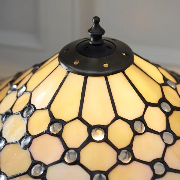 Endon 64301 - Asztali Tiffany lámpa PEARL 1xE27/60W/230V átm. 37 cm