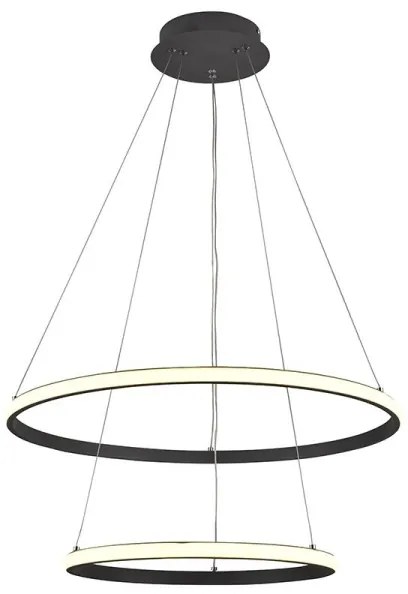 LED állítható fényerejű csillár kábellel LED/75W/230V 3000-6500K + DO