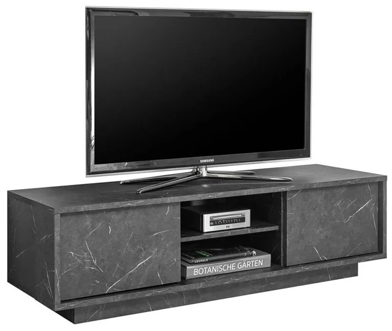 Carrara TV állvány antracit márvány 139cm