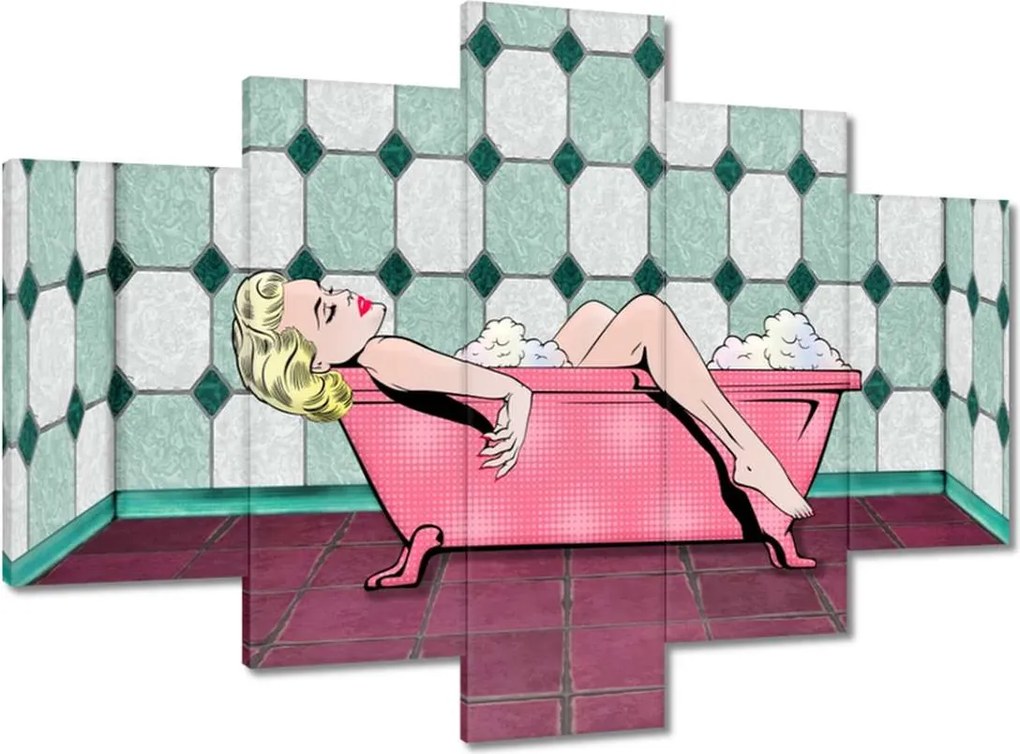 Festmények 150x105 Marylin Monroe a kádban