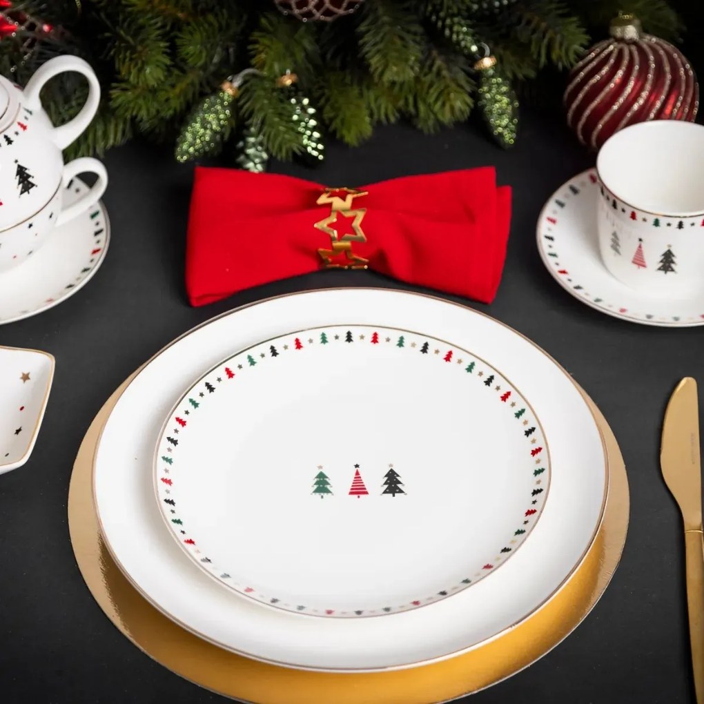 Altom porcelán desszert tál Modern Tree 20 cm
