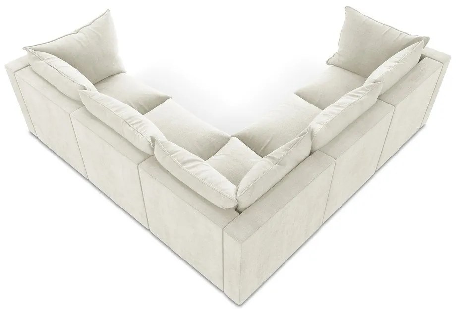 Bézs sarokkanapé Manao – Makamii