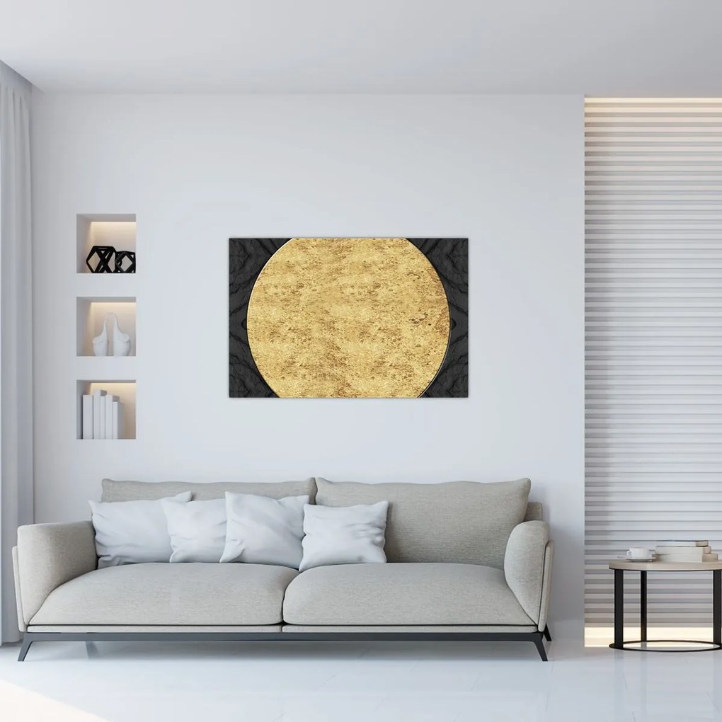 Kép - Arany szerkezet N⁰2 (90x60 cm)