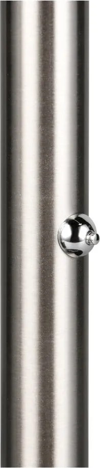 Fekete-ezüstszínű LED asztali lámpa (magasság 65 cm) Fiore – Trio Select