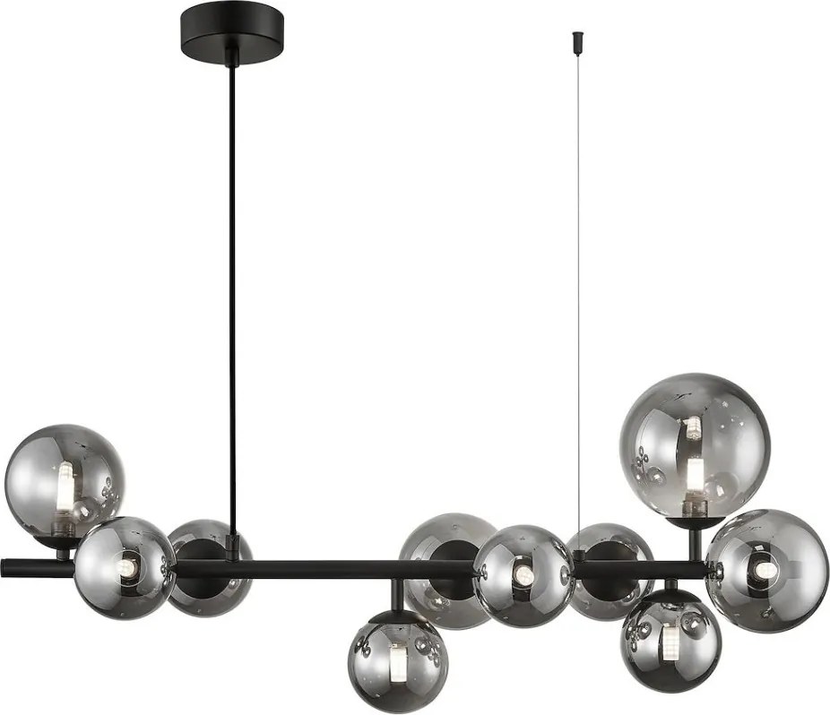 MILAGRO ML0335 MILA Modern Függesztett Lámpa Fekete G9 IP20