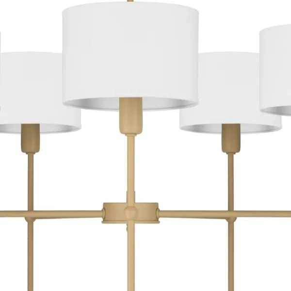 MADELA rúddal szerelt csillár 5xE14/40W/230V fehér/bézs