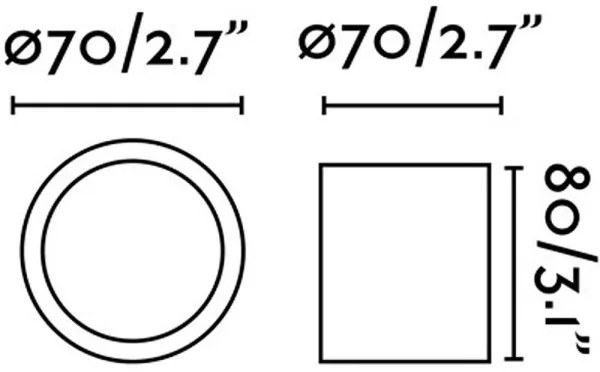 Faro 64206 - LED Spotlámpa HARU LED/6W/230V fehér