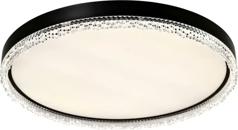 ZUMA LINE FM2304600R-MB REGI Kerek Mennyezeti Lámpa Fekete LED IP20