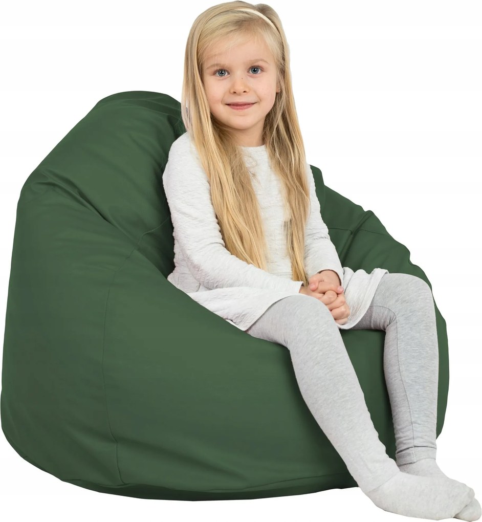 Palackzsák Zöld Fotel L gyerekeknek Ökobőr