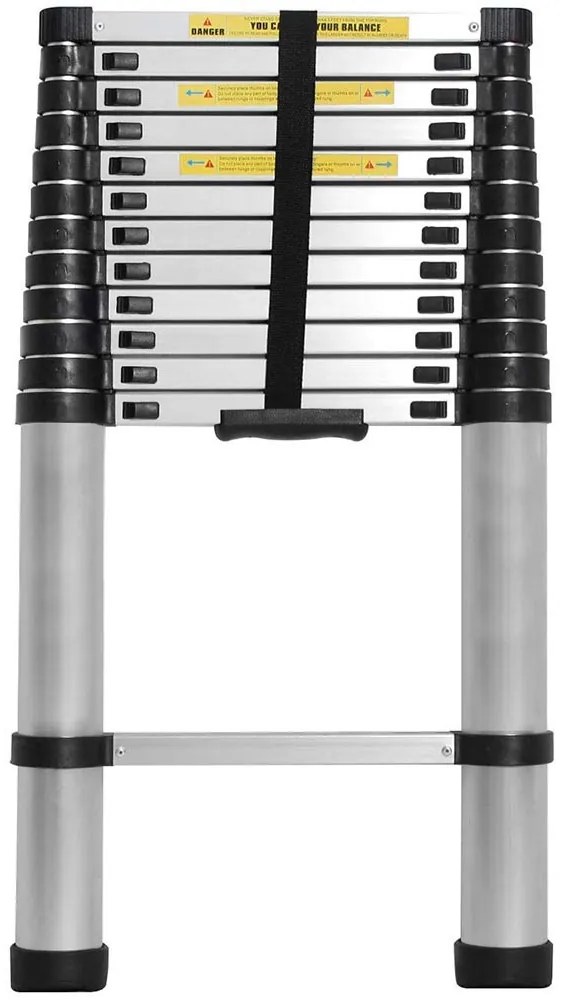 Teleszkópos alumínium létra 3 méretben-4,1 méteres