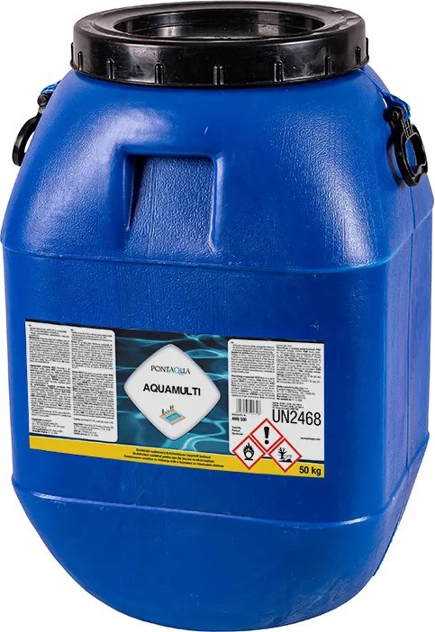 Aquamulti hármas hatású kombinált vízkezelő tabletta 200 g-os tabletta, 50 kg