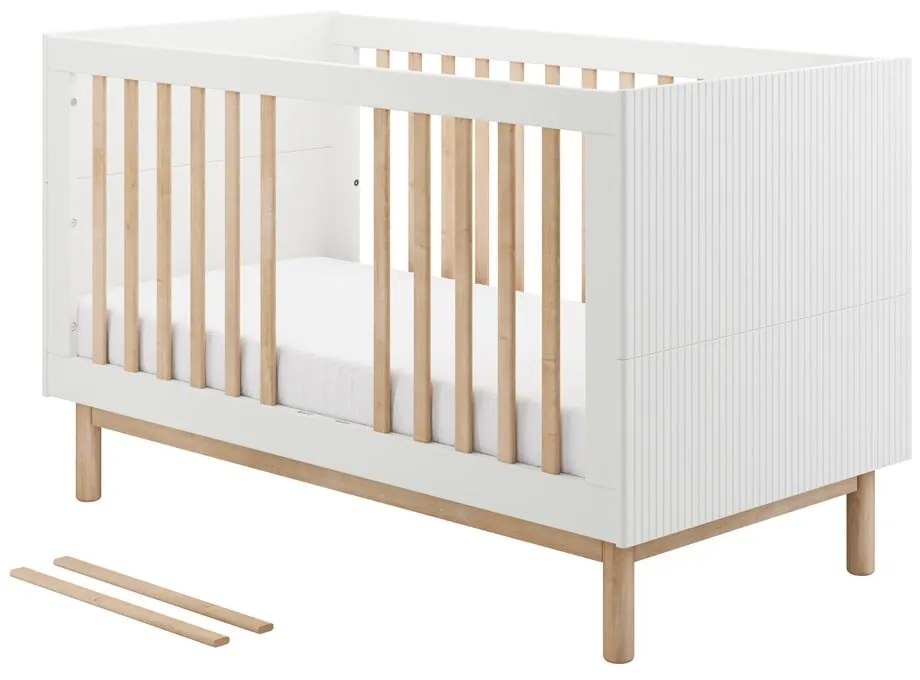 Fehér babaágy 70x140 cm Miloo – Pinio