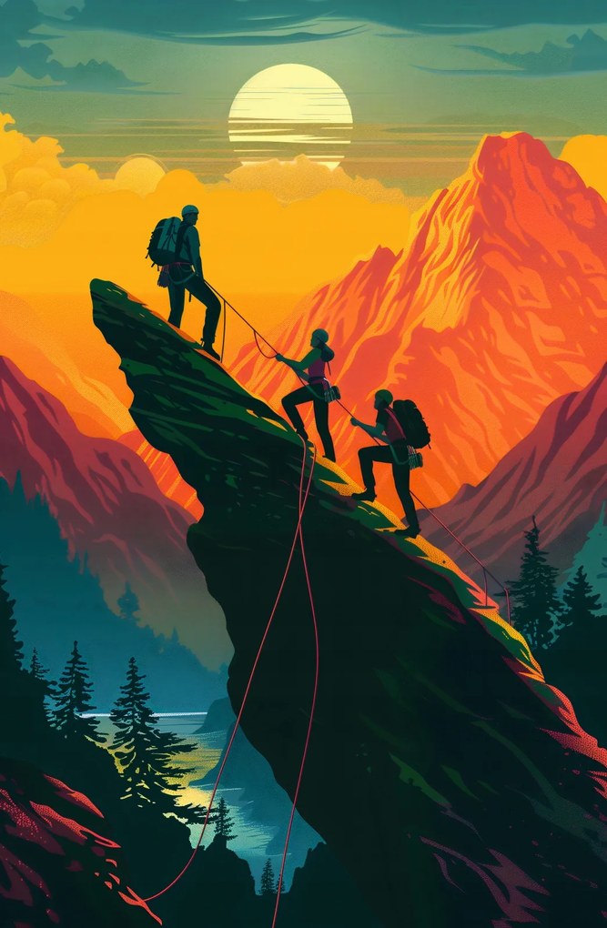 Poszter 53x81cm A csúcson