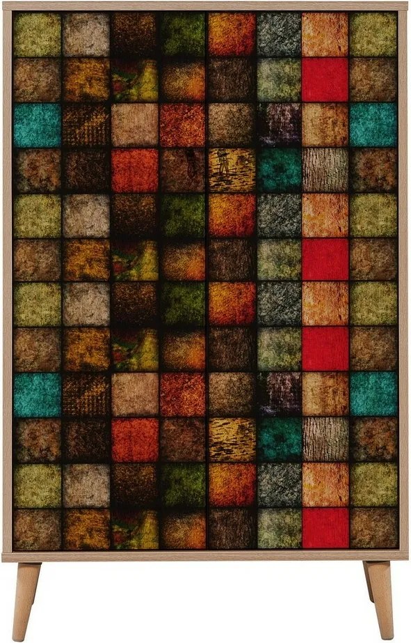 Mega Sonoma Oak Cubes szekrény