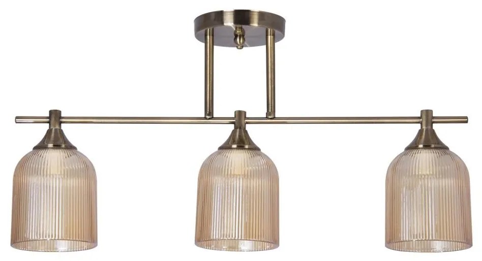 Csillár rúdon 3xE14/60W/230V réz