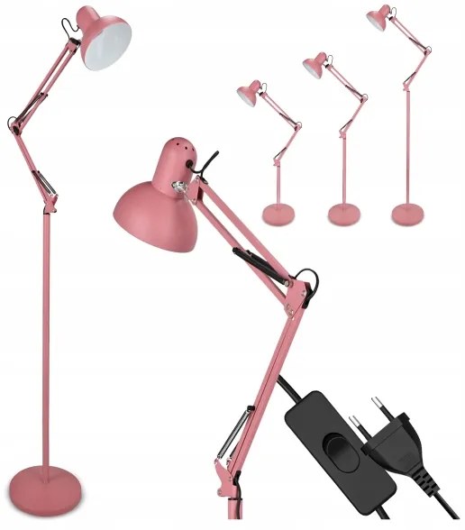 Rózsaszín állólámpa 1xE27/40W/230V