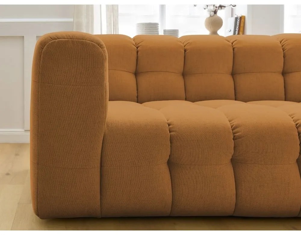 Okkersárga sarokkanapé (jobb oldali) Cloud – Bobochic Paris