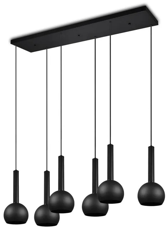 Fekete függőlámpa Ciliana – CINQUE