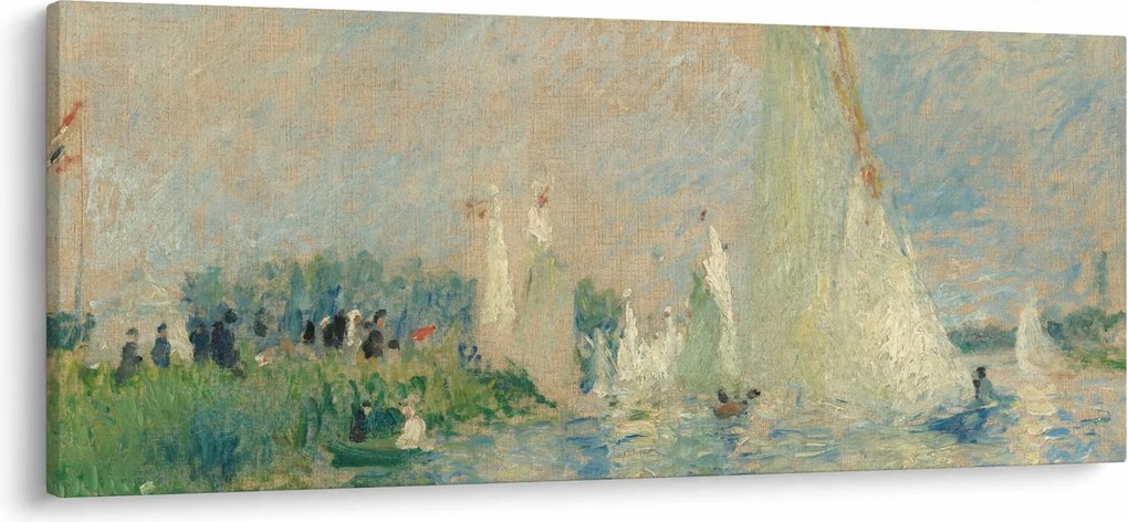 Kép - Auguste Renoir, Regatta at Argenteuil, reprodukciók (120x50 cm)