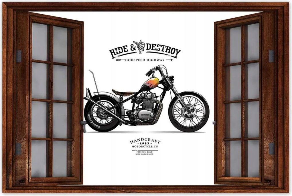 Poszterek 90x60 Motorkerékpár Antik Vintage