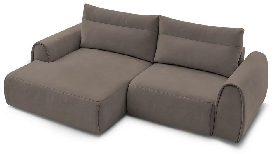 Barna sarokkanapé Aden – Bobochic Paris