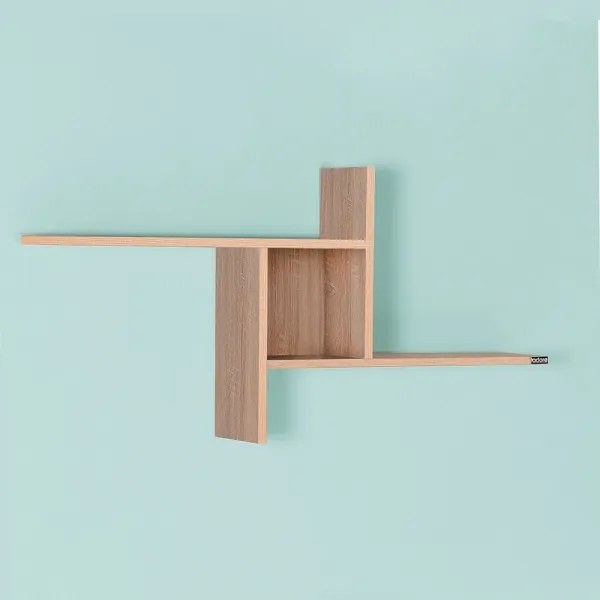 Fali polc 50x100 cm barna