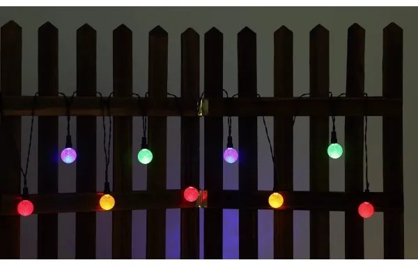 Globo 36352-20 - LED RGB Napelemes lánc 20xLED/0,06W/3V 770 cm IP44