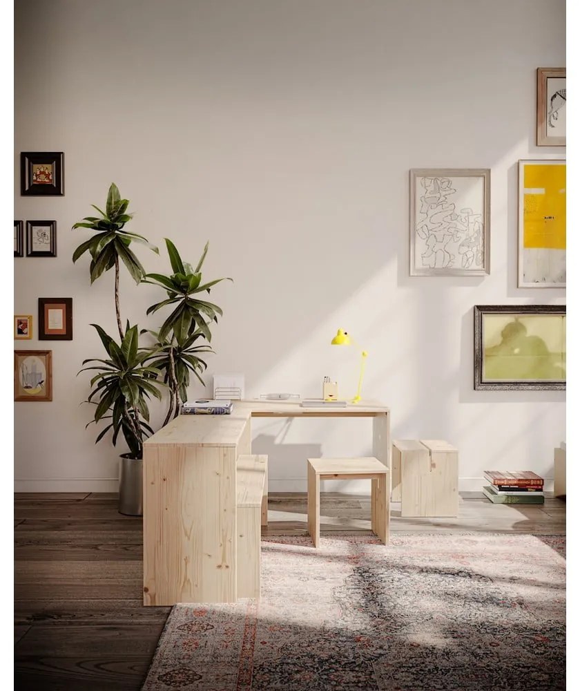 Borovi fenyő étkezőasztal 79x124 cm Join-In – Karup Design