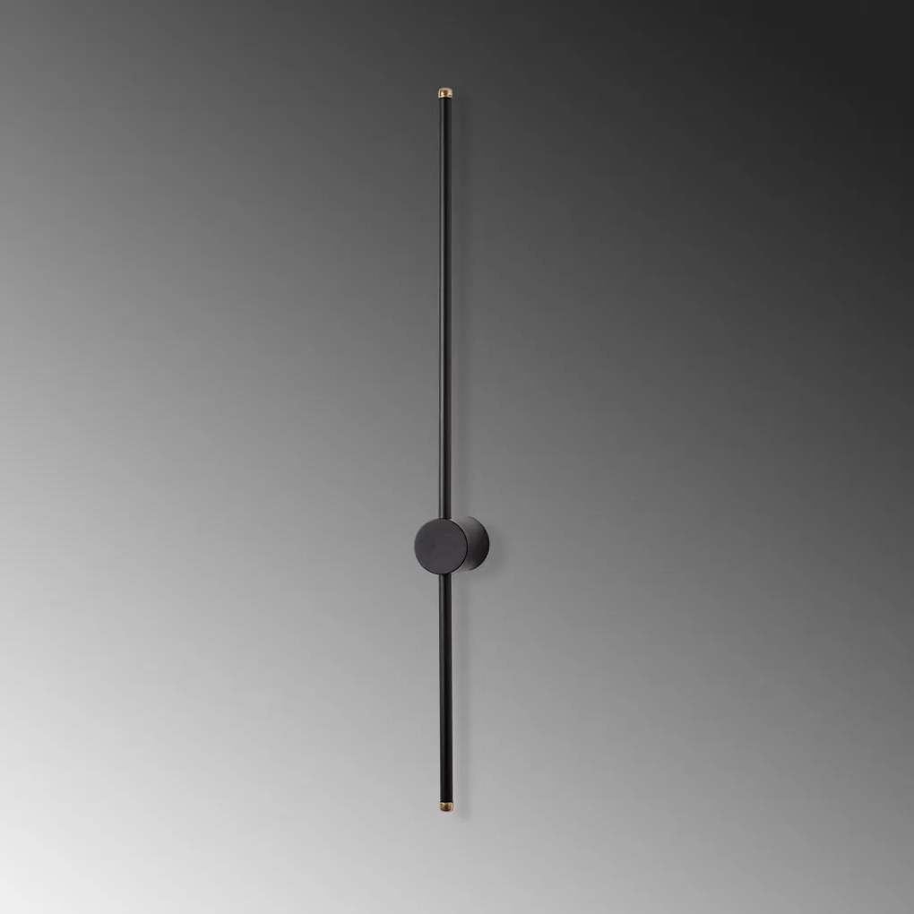 Sword 13484 fekete fém LED falilámpa