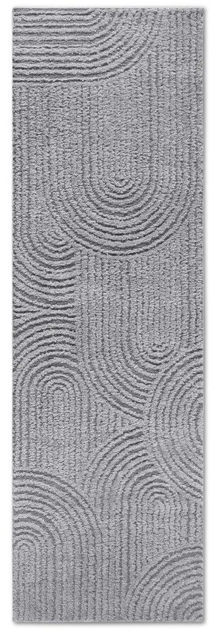 Szürke futószőnyeg 80x240 cm Chappe Light Grey – Elle Decoration