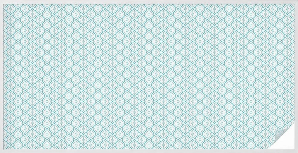 Öntapadós szélvédő furnér Adatvédelem Ovális szimmetria 200x100