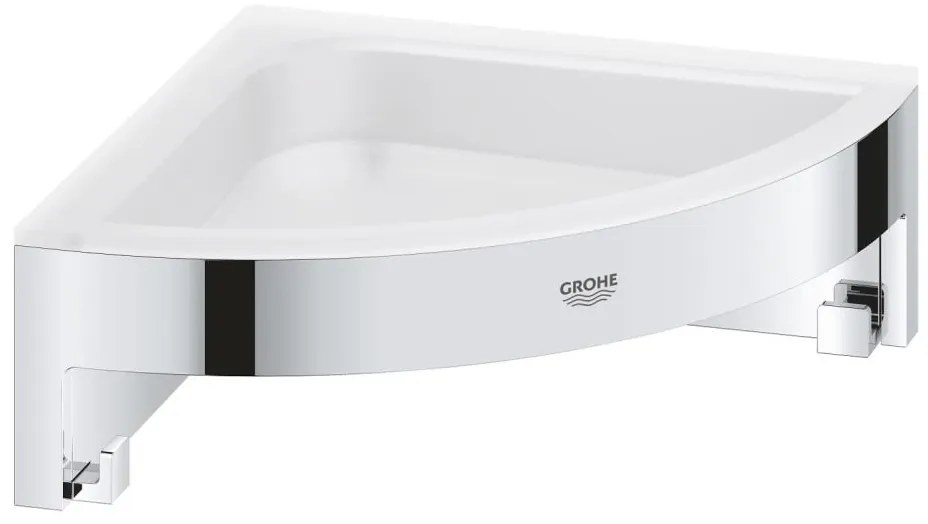 GROHE 41106000 - START CUBE sarok zuhanypolc, 16 cm, fényes króm