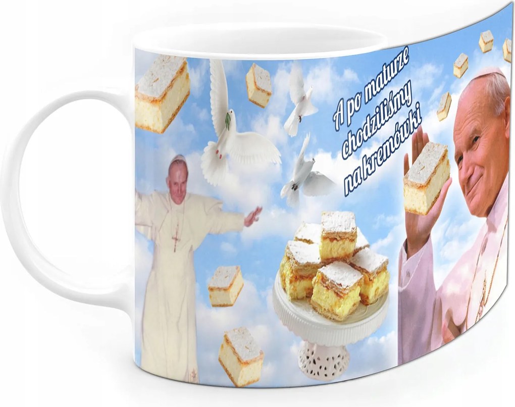 Fotó Bögre Vicces Ajándék II. János Pál pápa