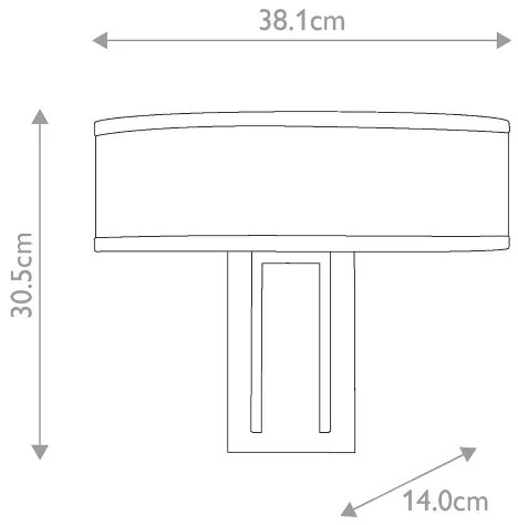 Hinkley HK-HAMPTON2-BB - Fali lámpa HAMPTON 2xE14/40W/230V arany