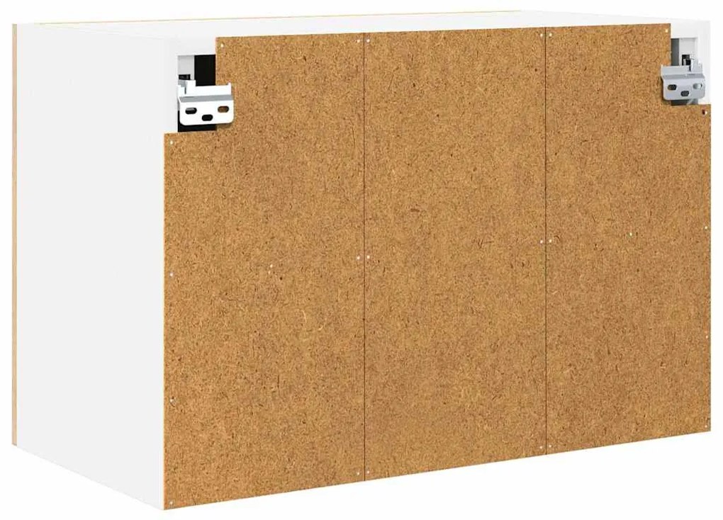 Függő szekrény Riga 2 pcs Sonoma tölgy és fehér 60 x 31 x 40 cm