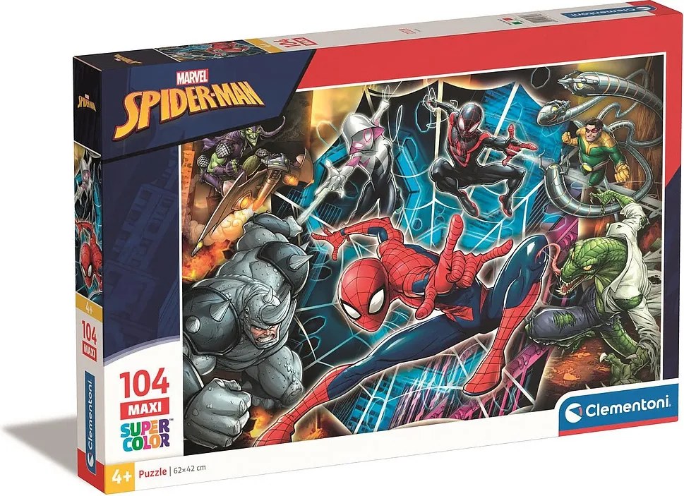 Pókember Enemies 104 db-os maxi puzzle Clementoni