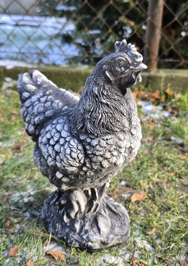 Kura beton kerti figura. 27 cm