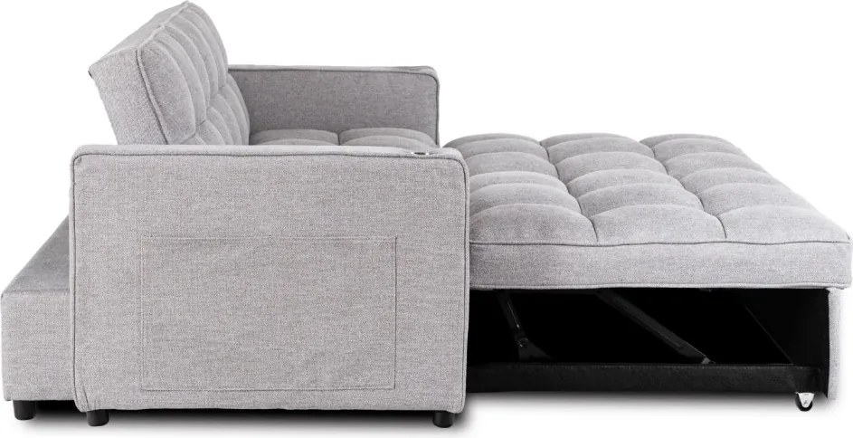 Étkezőasztal SKUBI bővíthető 120-160 cm, kasmír
