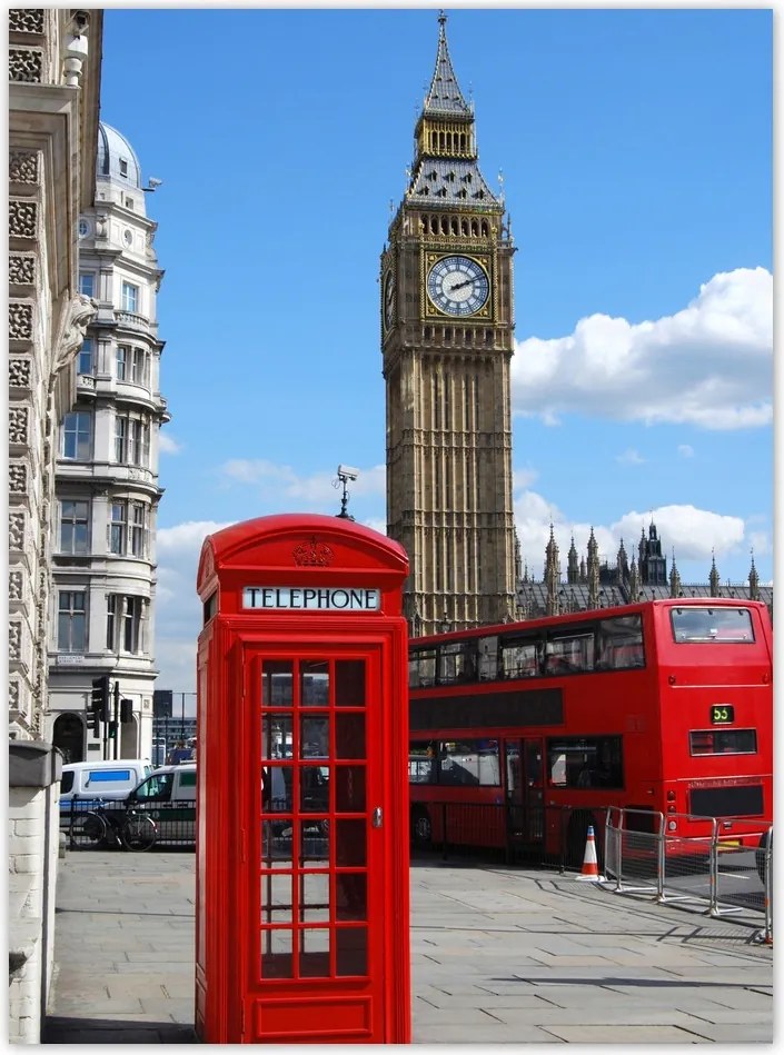 Poszterek 100x135 London BigBen fülke