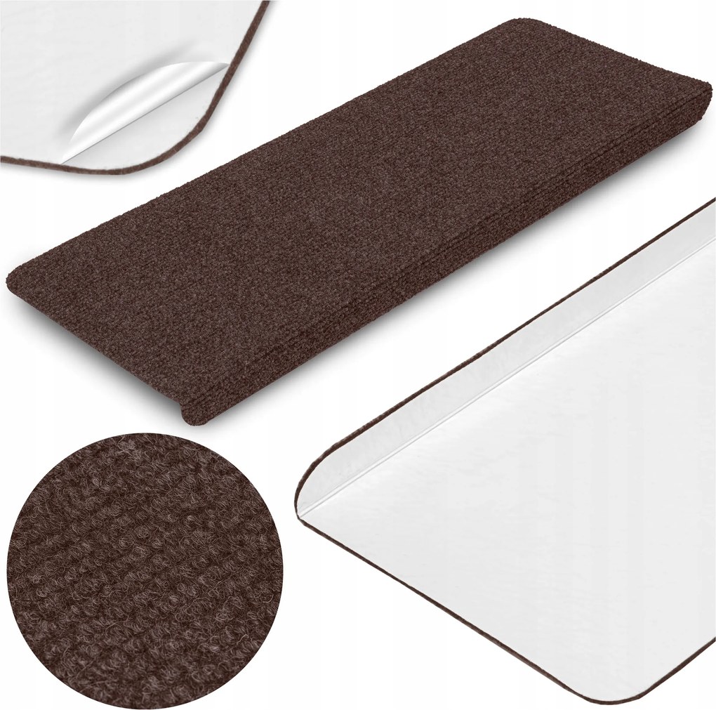 Lépcsőszőnyeg Adria barna