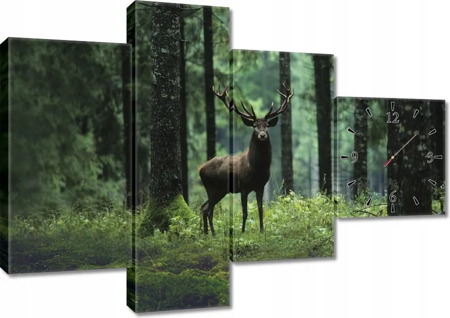 Falióra 100x70 Szarvas az erdő közepén